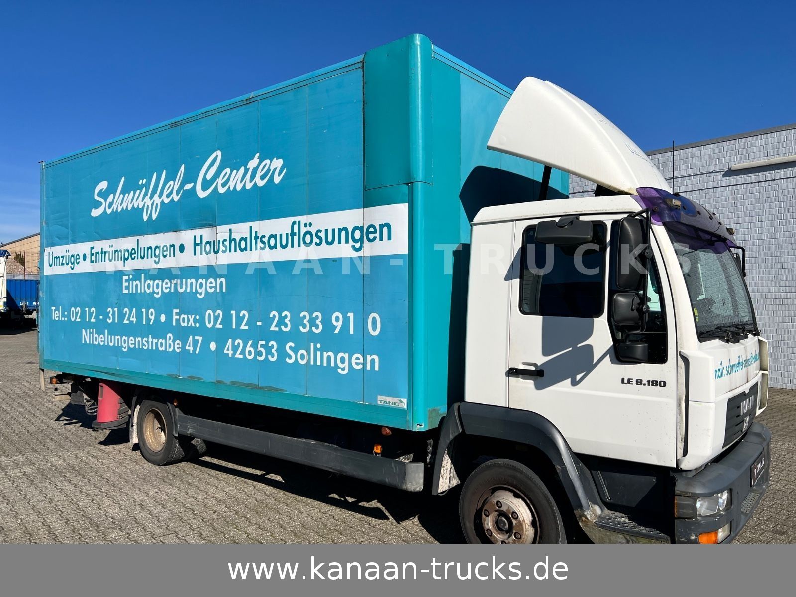 Fahrzeugabbildung MAN L2000 8.180 Möbelkoffer LBW  Orig  148TKM