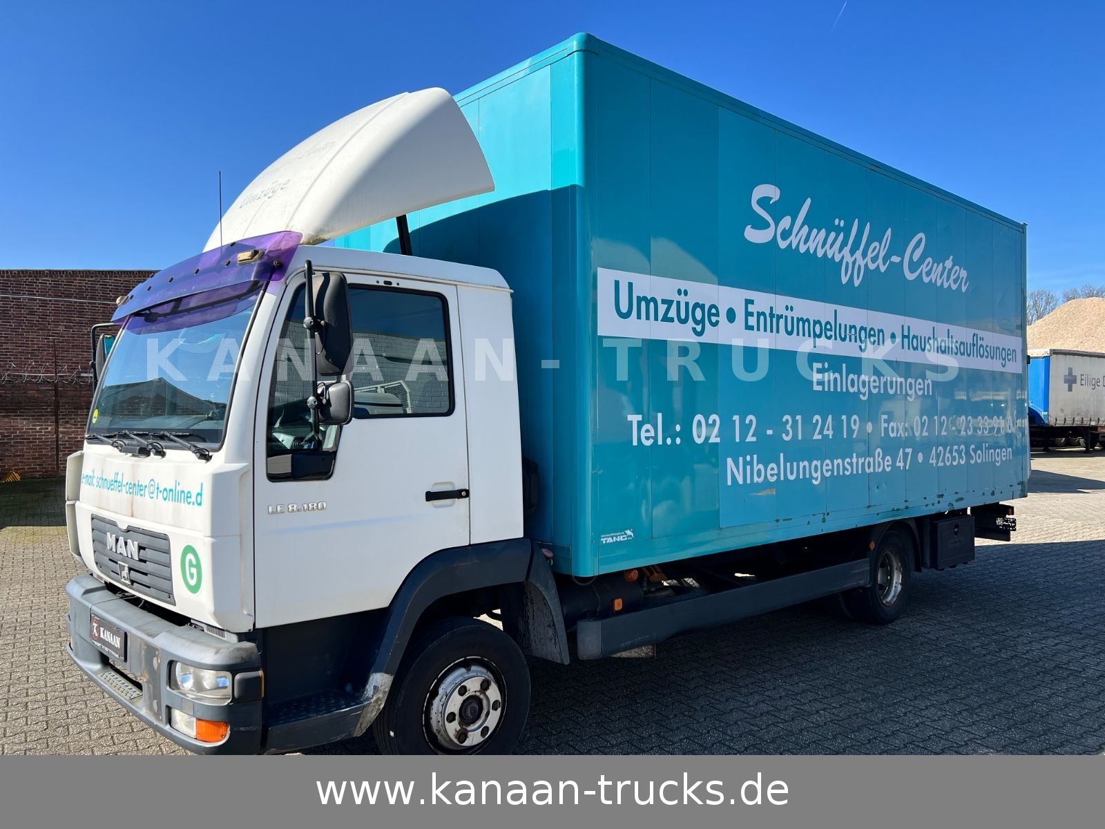Fahrzeugabbildung MAN L2000 8.180 Möbelkoffer LBW  Orig  148TKM