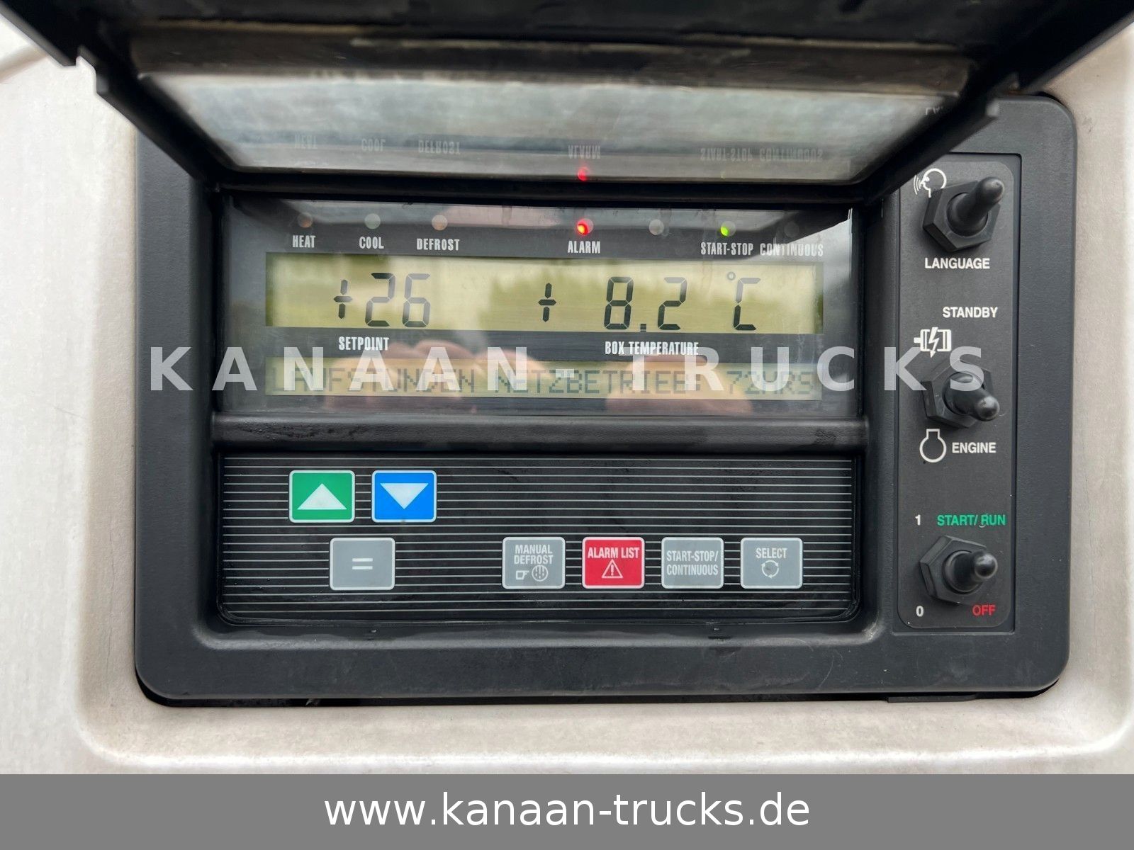 Fahrzeugabbildung Kögel S24-4 Kühlkoffer CarrierVector1550 Rolltor Lenk