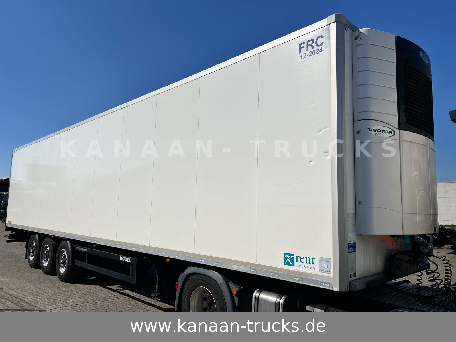 Fahrzeugabbildung Kögel S24-4 Kühlkoffer CarrierVector1550 Rolltor Lenk