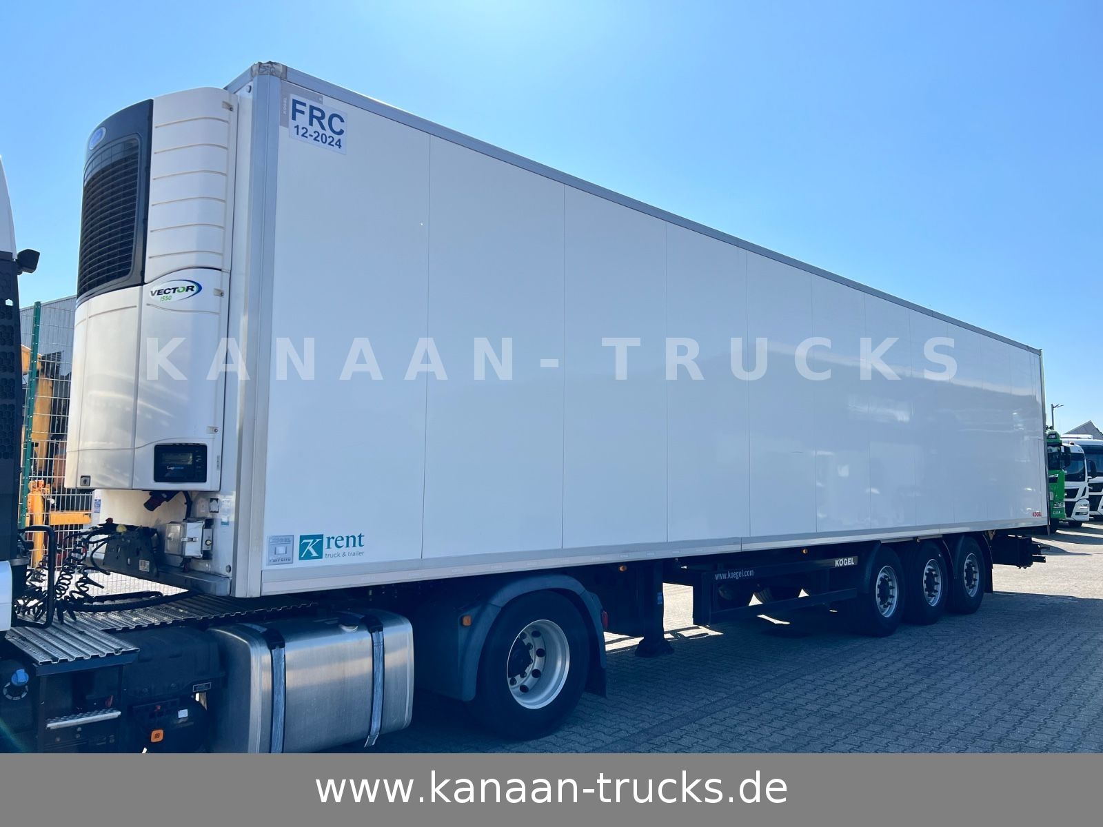 Fahrzeugabbildung Kögel S24-4 Kühlkoffer CarrierVector1550 Rolltor Lenk