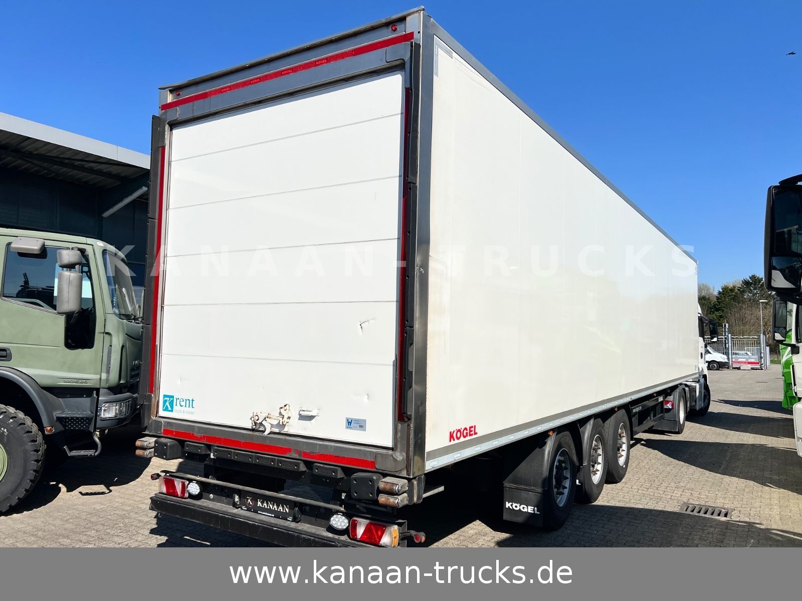Fahrzeugabbildung Kögel S24-4 Kühlkoffer CarrierVector1550 Rolltor Lenk