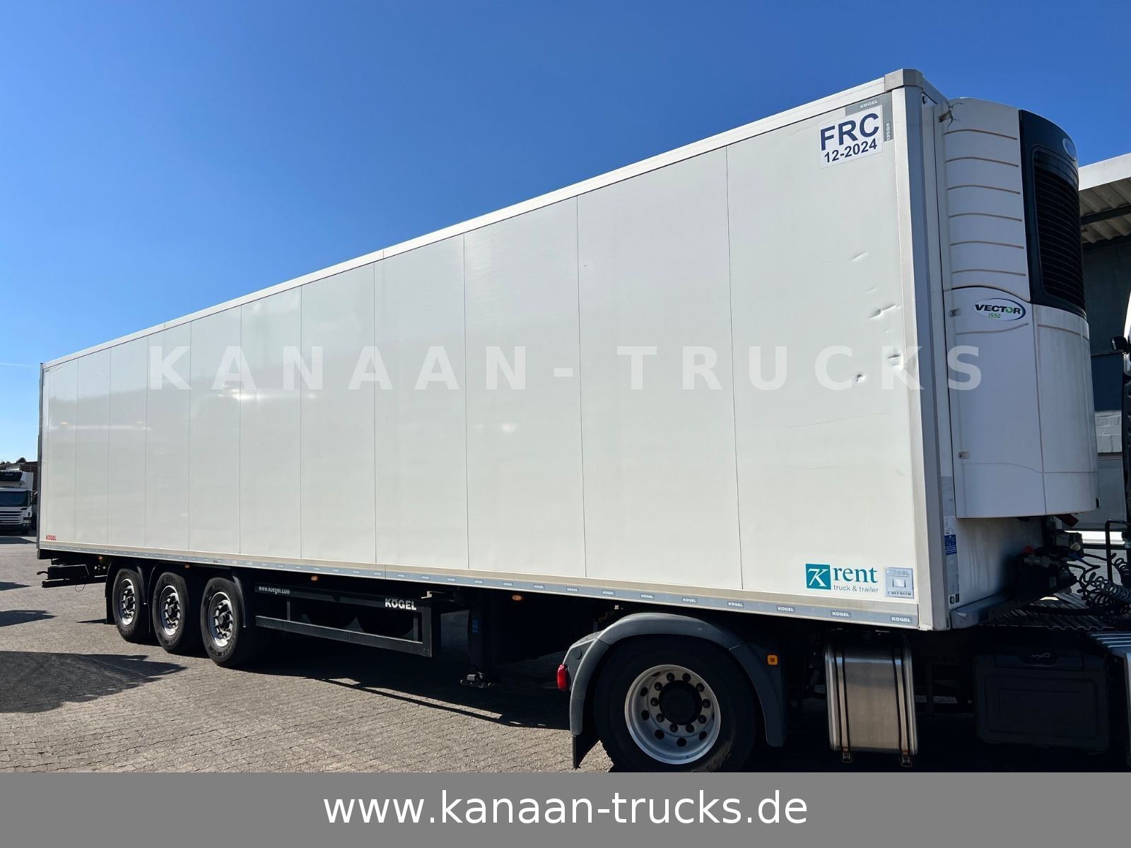 Fahrzeugabbildung Kögel S24-4 Kühlkoffer CarrierVector1550 Rolltor Lenk