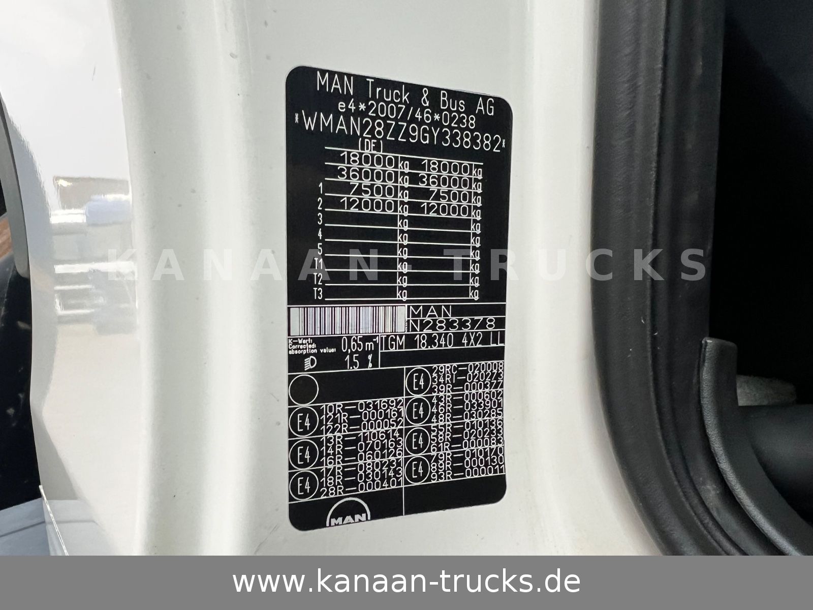 Fahrzeugabbildung MAN TGM 18.340 LL   BDF PK9002  Pritsche EURO6