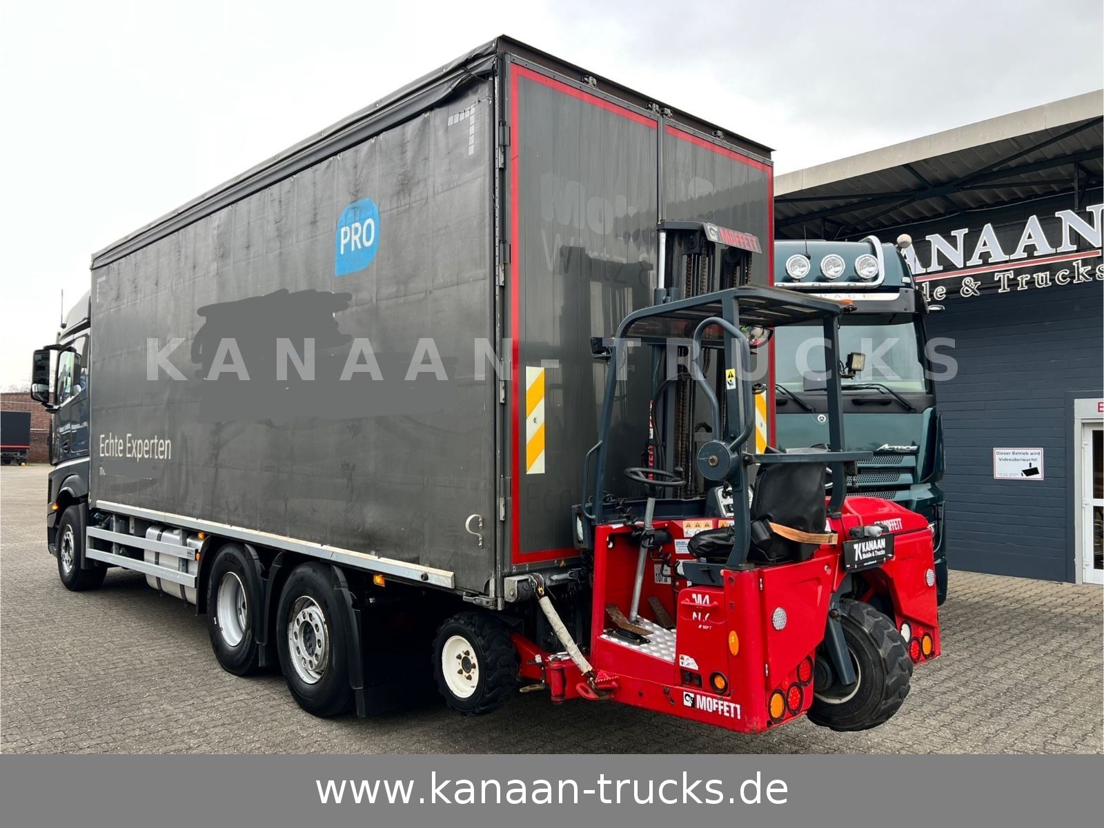 Mercedes-Benz 2548 Actros 6x2 Pritsche Moffet Mitnahme stapler