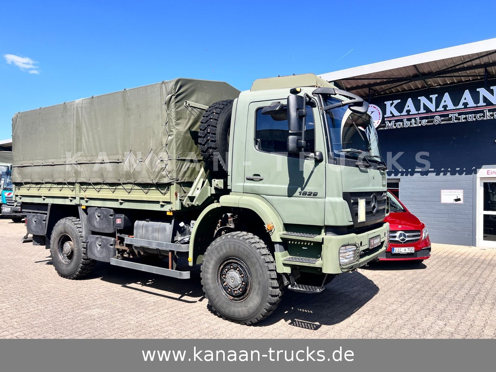 Mercedes-Benz 1829 A Axor 4x4 EX-Militär  31 TKM Camper Expedi