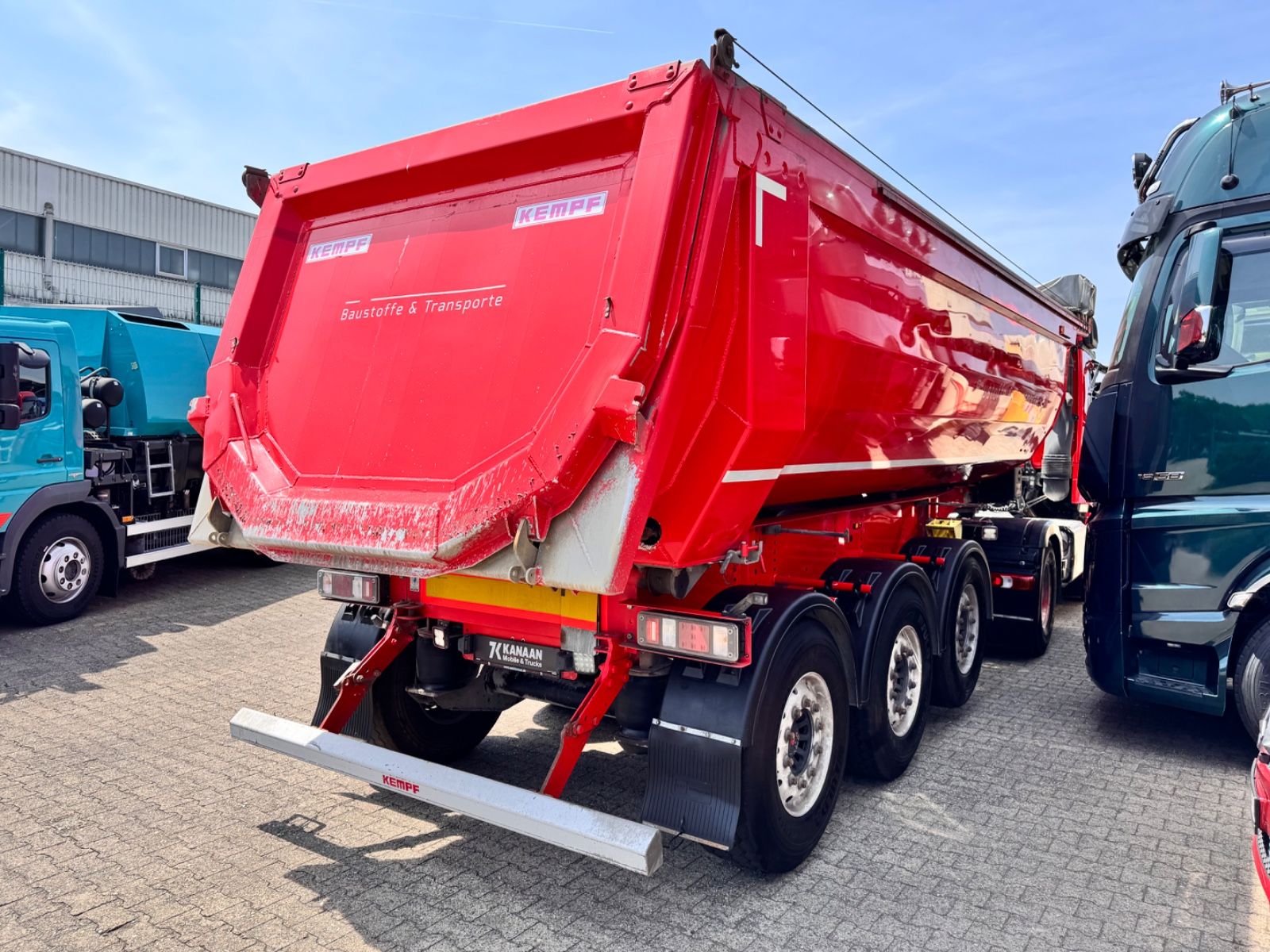 Fahrzeugabbildung Kempf SKM 35/3  Alu Mulde ca.28m³ el. Verdeck  5.020Kg