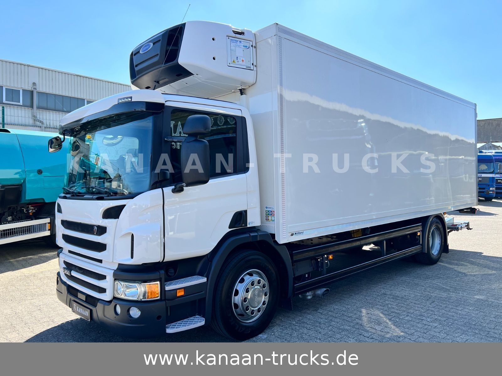 Fahrzeugabbildung Scania P250 Kühlkoffer Carrier Supra1150 Silent  LBW E6