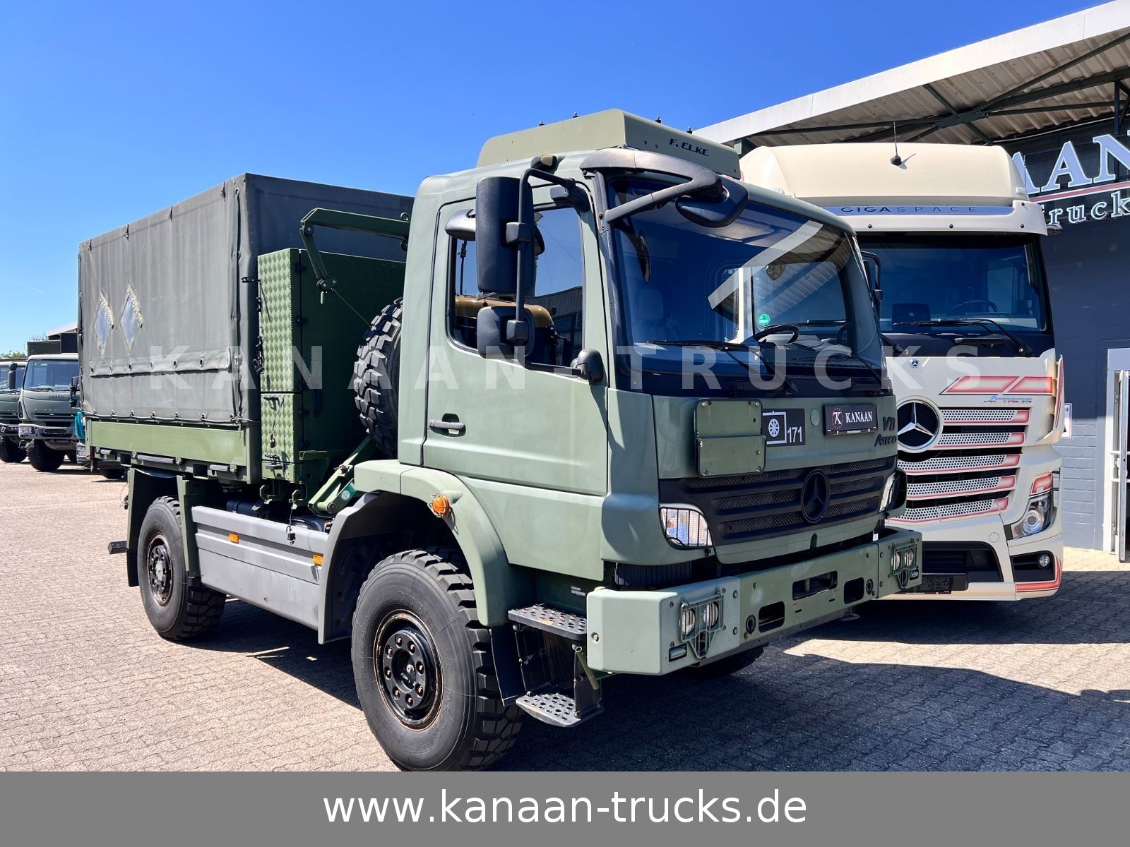 Fahrzeugabbildung Mercedes-Benz 1018 Atego 4x4 Allrad  Miltär Camper Expedition