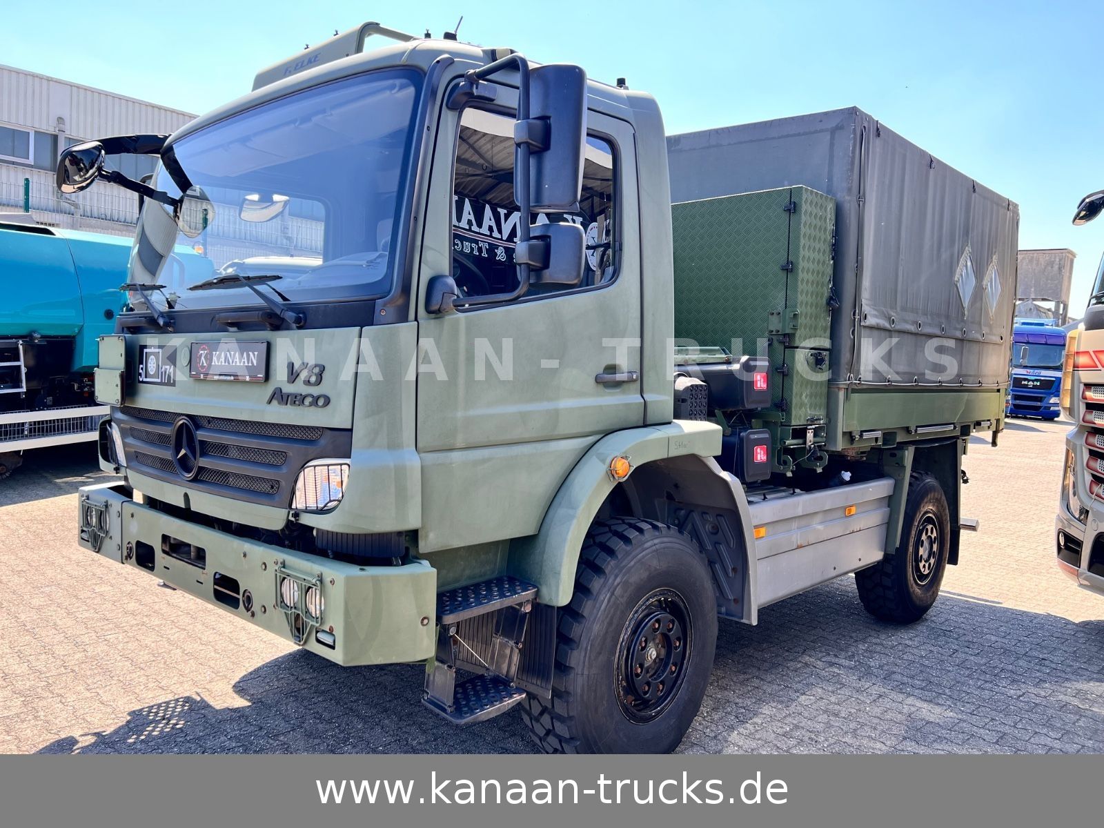 Fahrzeugabbildung Mercedes-Benz 1018 Atego 4x4 Allrad  Miltär Camper Expedition