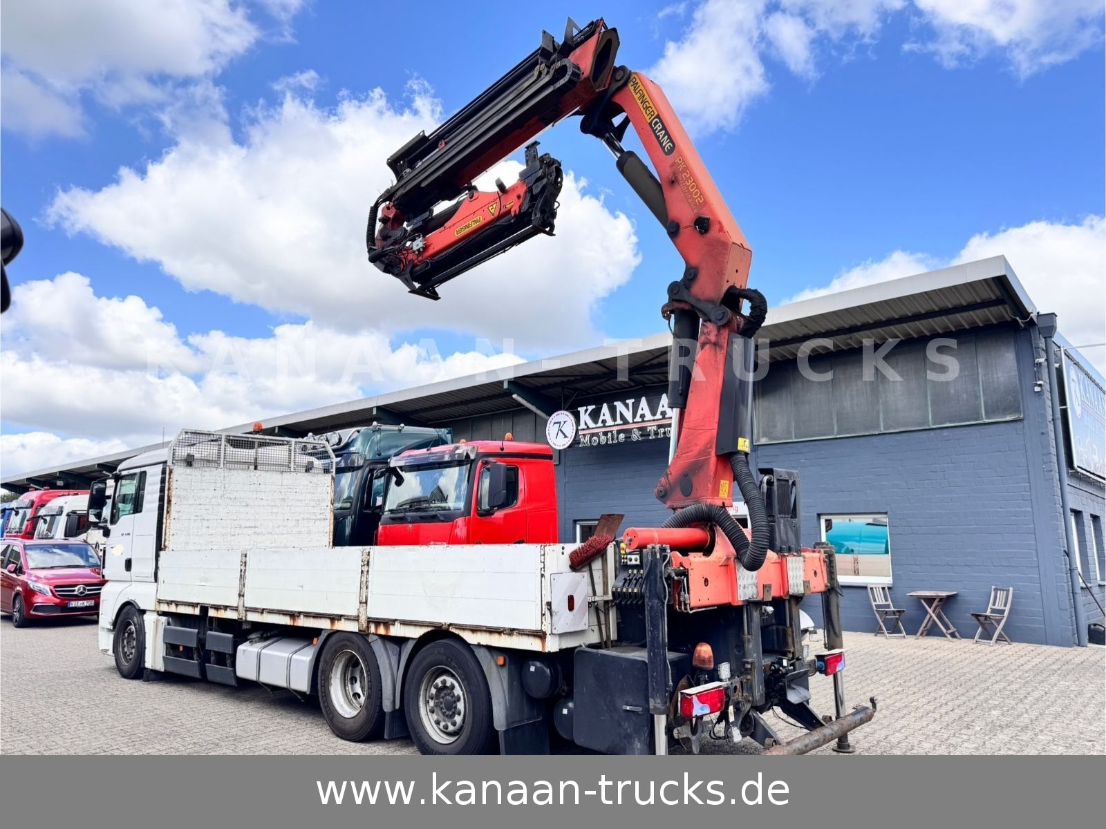 MAN 26.480 TGX 6x2 Palfinger 23002 Fly-Jib  ca 21 m