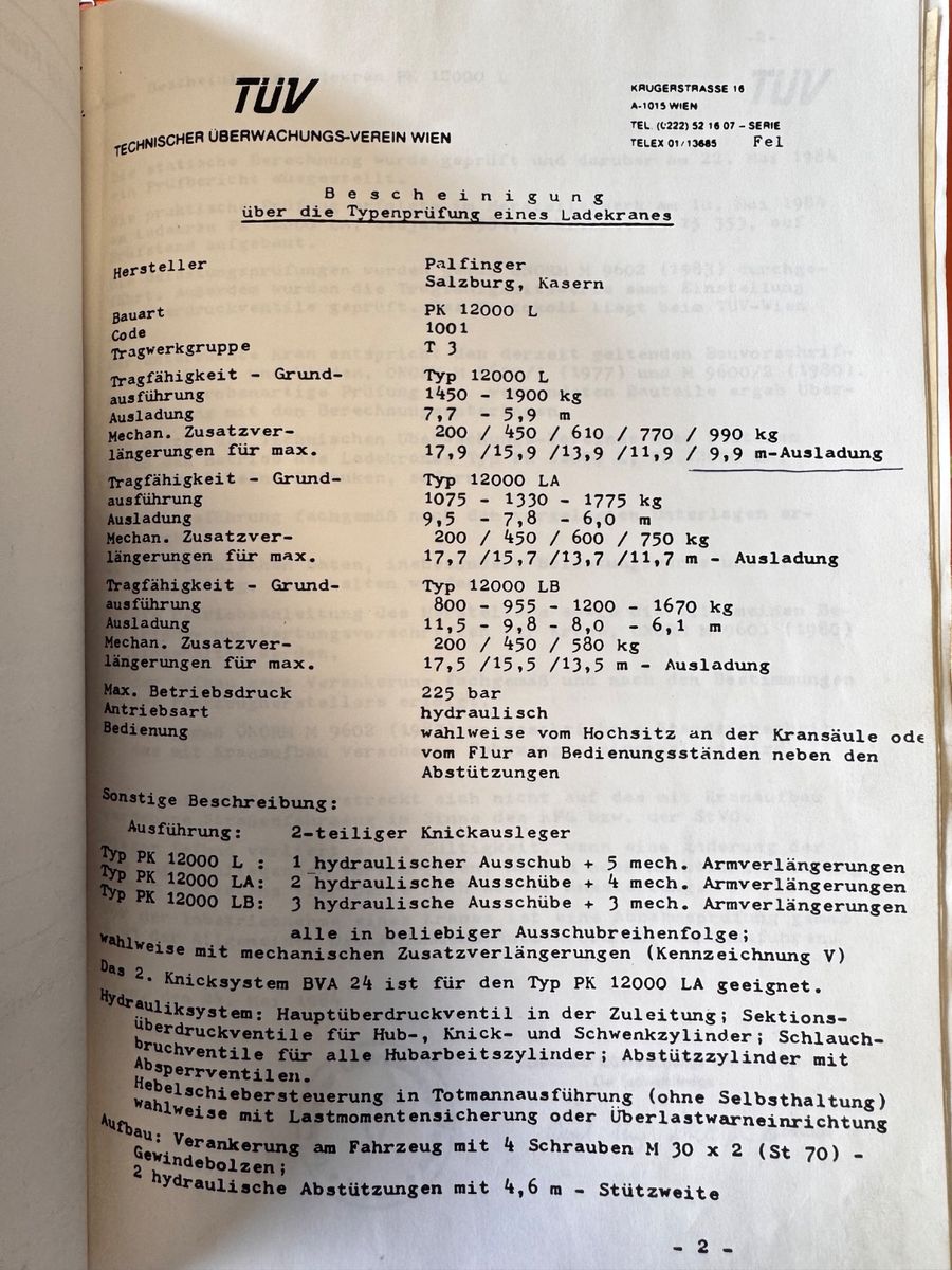 Fahrzeugabbildung Mercedes-Benz 1417 AK Allrad Palfinger Montagekran 17,7m 64TKM