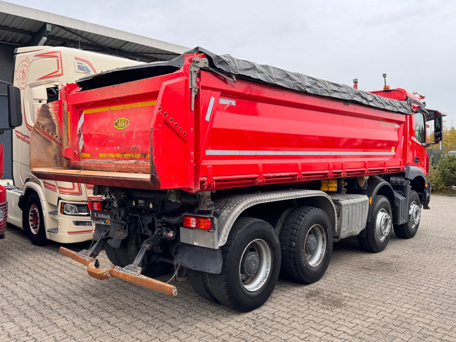 Fahrzeugabbildung Mercedes-Benz 3246 K  Arocs 8x4 Meiller  Bordmatik