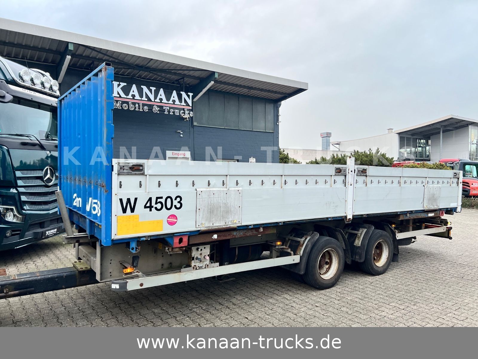 Fahrzeugabbildung Wecon AWZ 218 LZ  Tandem  BDF Pritsche