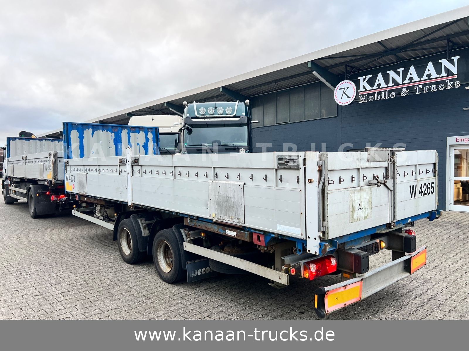 Fahrzeugabbildung Wecon AWZ 218 LZ  Tandem  BDF Pritsche