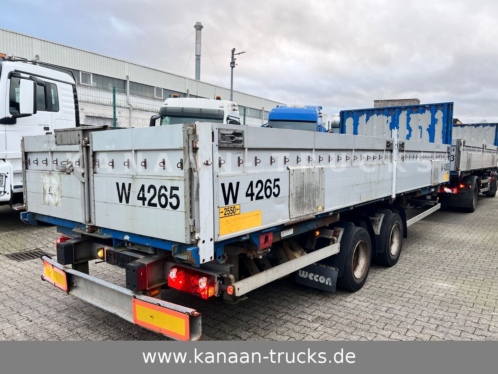 Fahrzeugabbildung Wecon AWZ 218 LZ  Tandem  BDF Pritsche