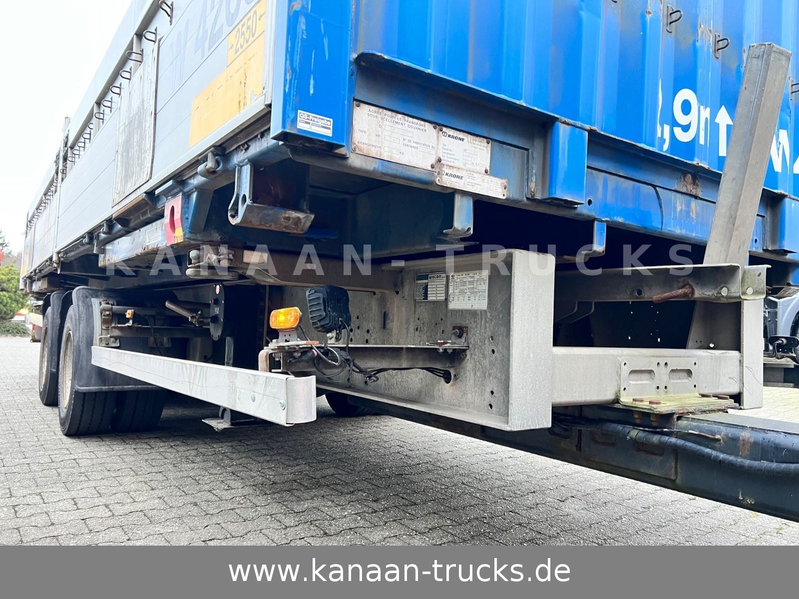 Fahrzeugabbildung Wecon AWZ 218 LZ  Tandem  BDF Pritsche