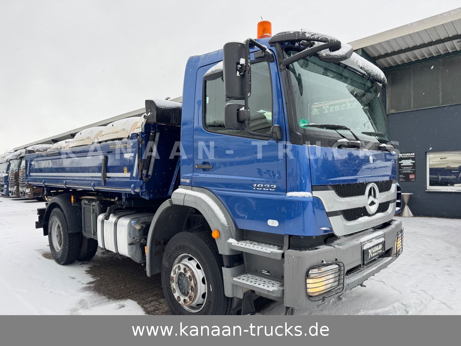 Mercedes-Benz 1833 Axor 4x2 MEILLER Kipper Plane TOP !