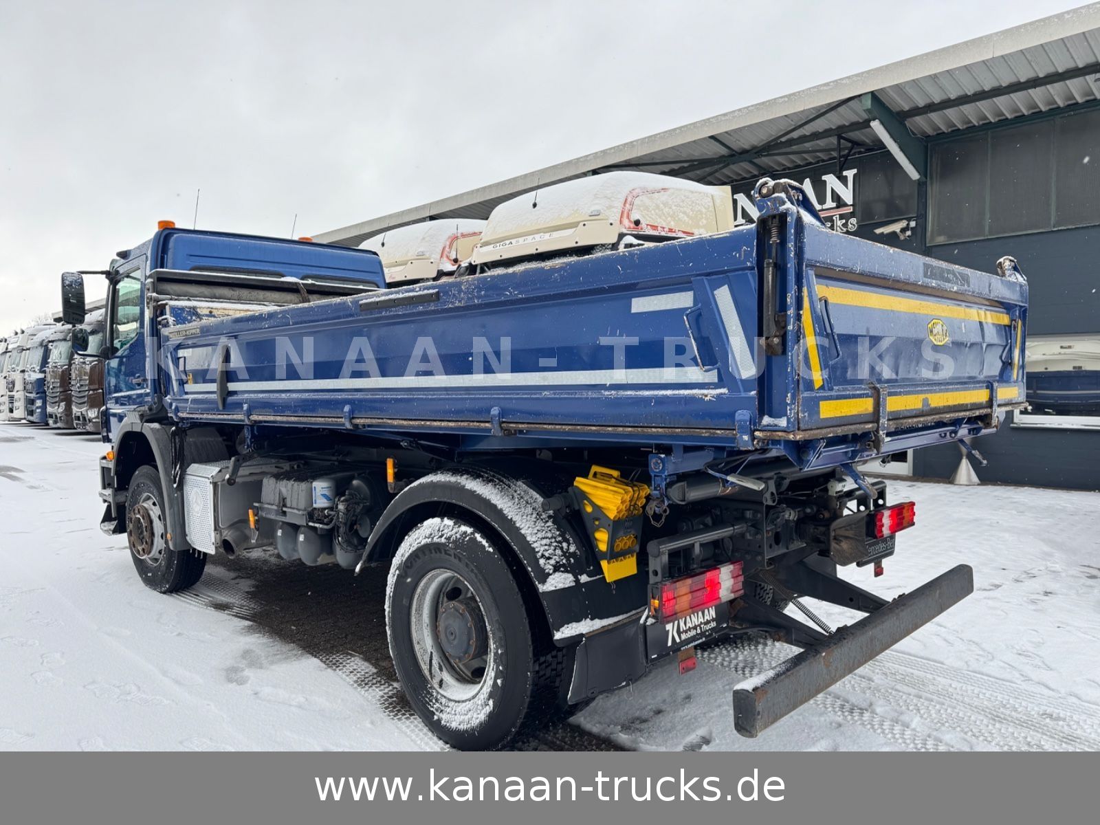 Fahrzeugabbildung Mercedes-Benz 1833 Axor 4x2 MEILLER Kipper Plane TOP !