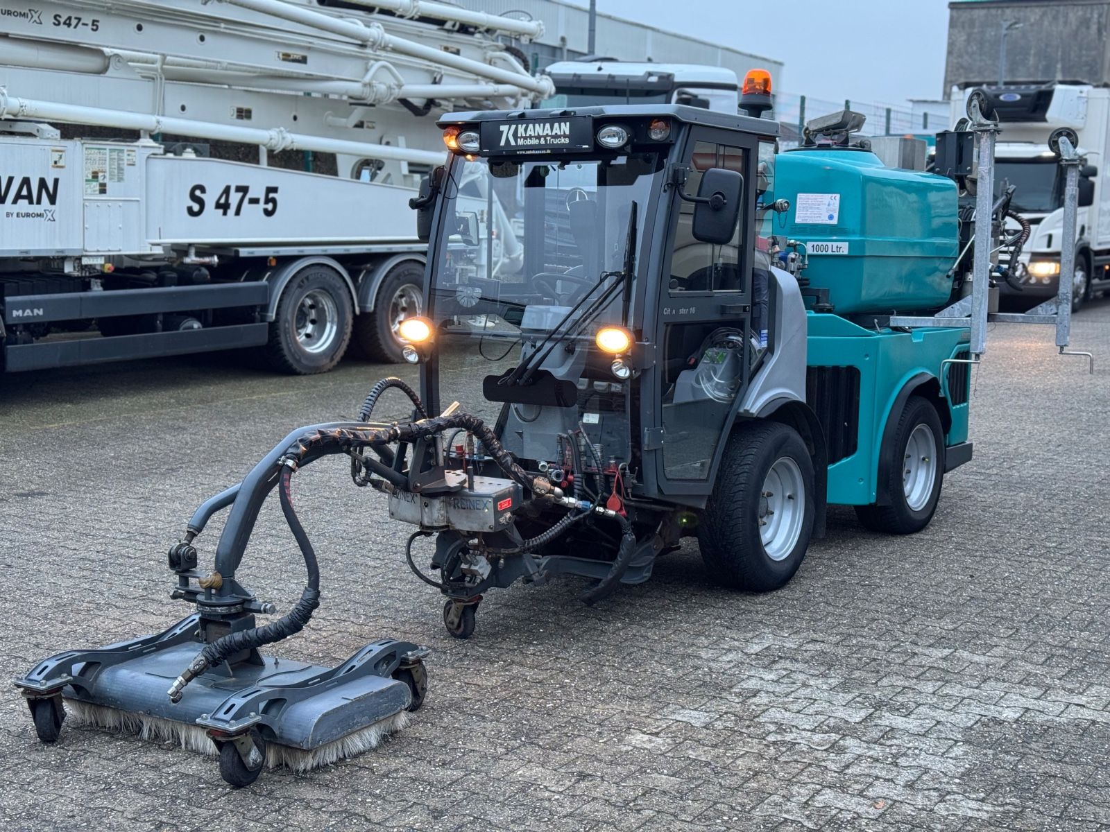 Fahrzeugabbildung Hako CityMaster 1600 Unkraut Heißwasser Dampf  REINEX