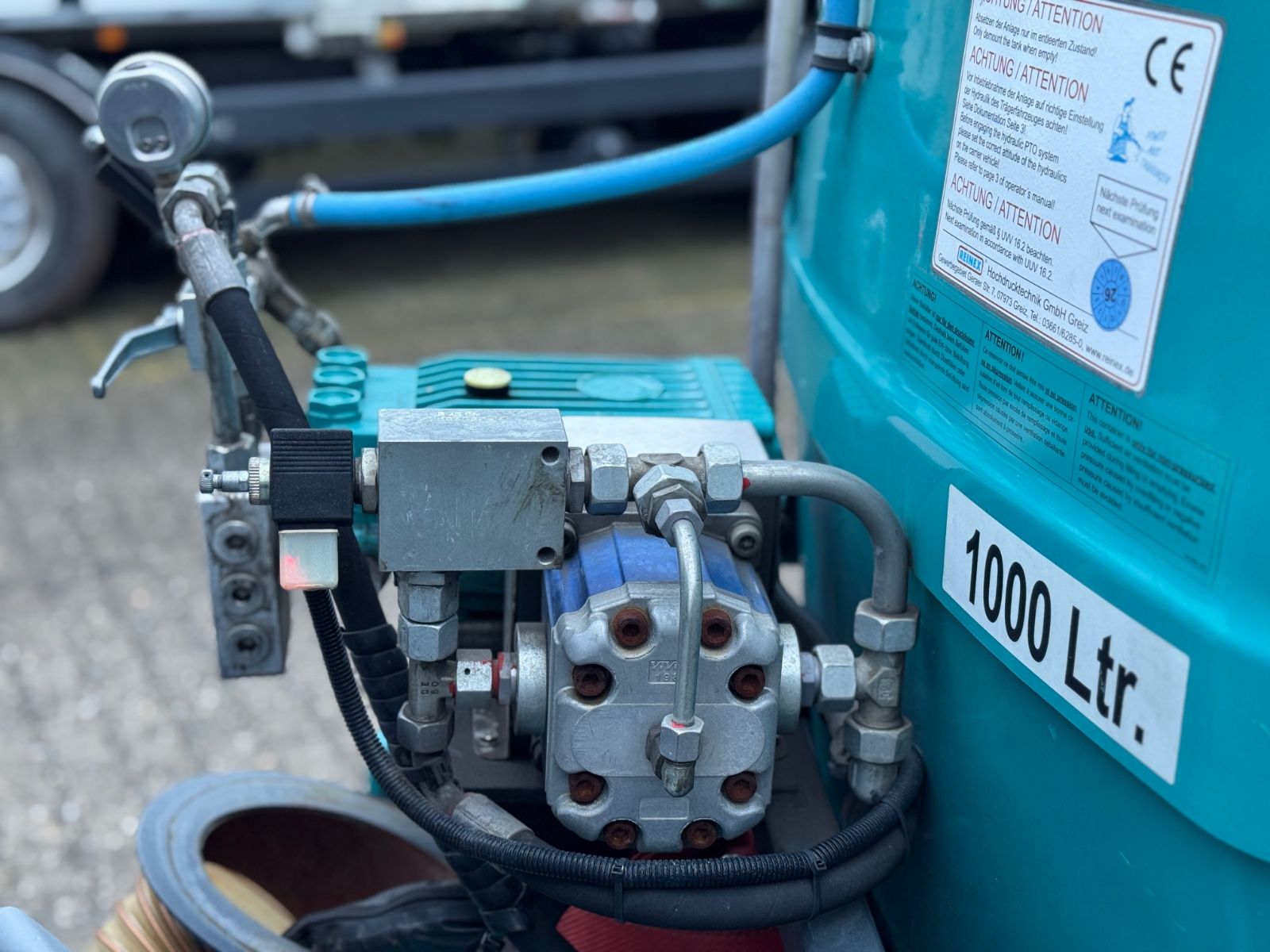 Fahrzeugabbildung Hako CityMaster 1600 Unkraut Heißwasser Dampf  REINEX