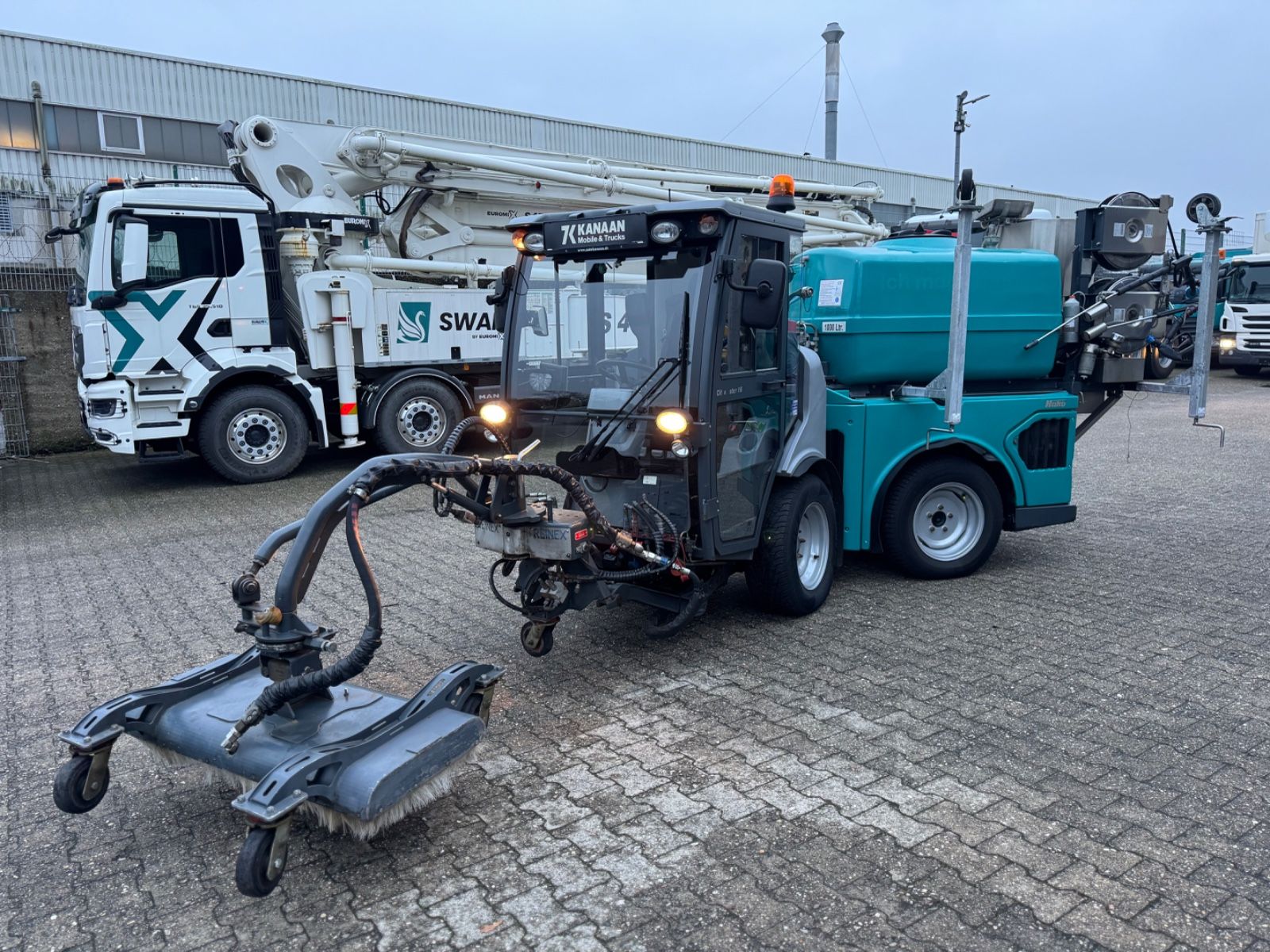 Fahrzeugabbildung Hako CityMaster 1600 Unkraut Heißwasser Dampf  REINEX