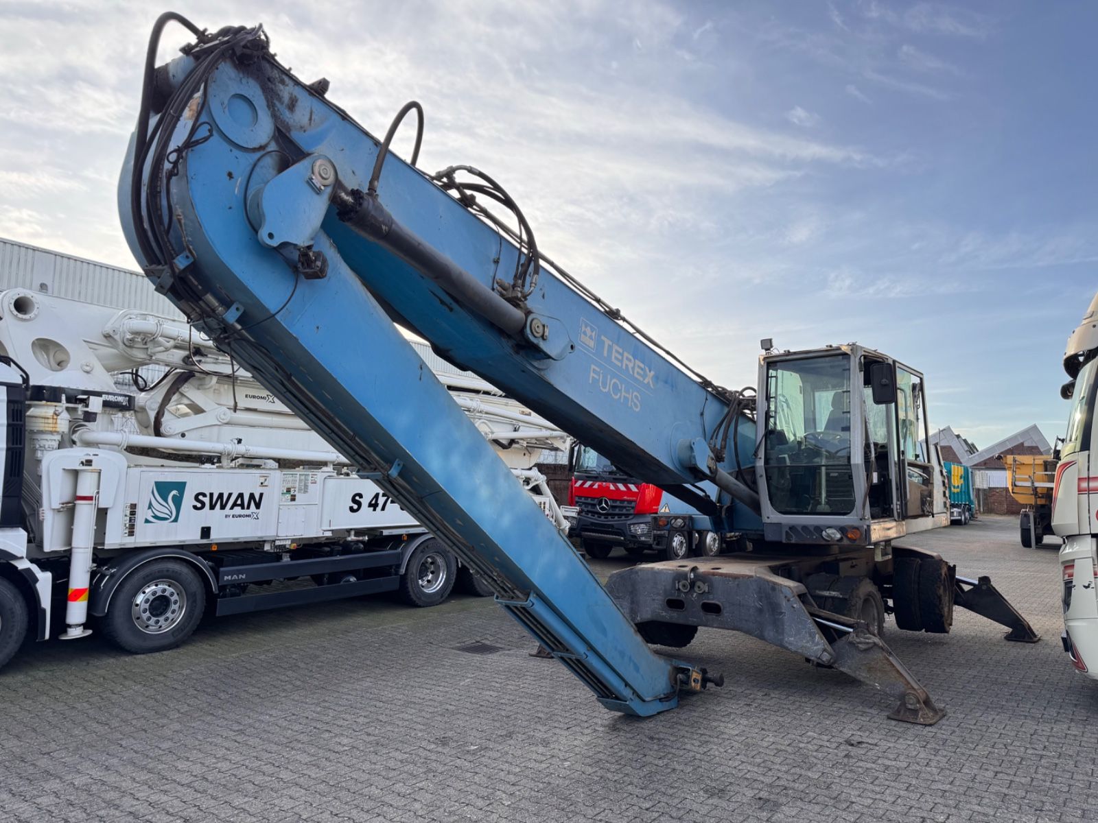 Fuchs Terex MHL 340 Umschlagbagger Magnet