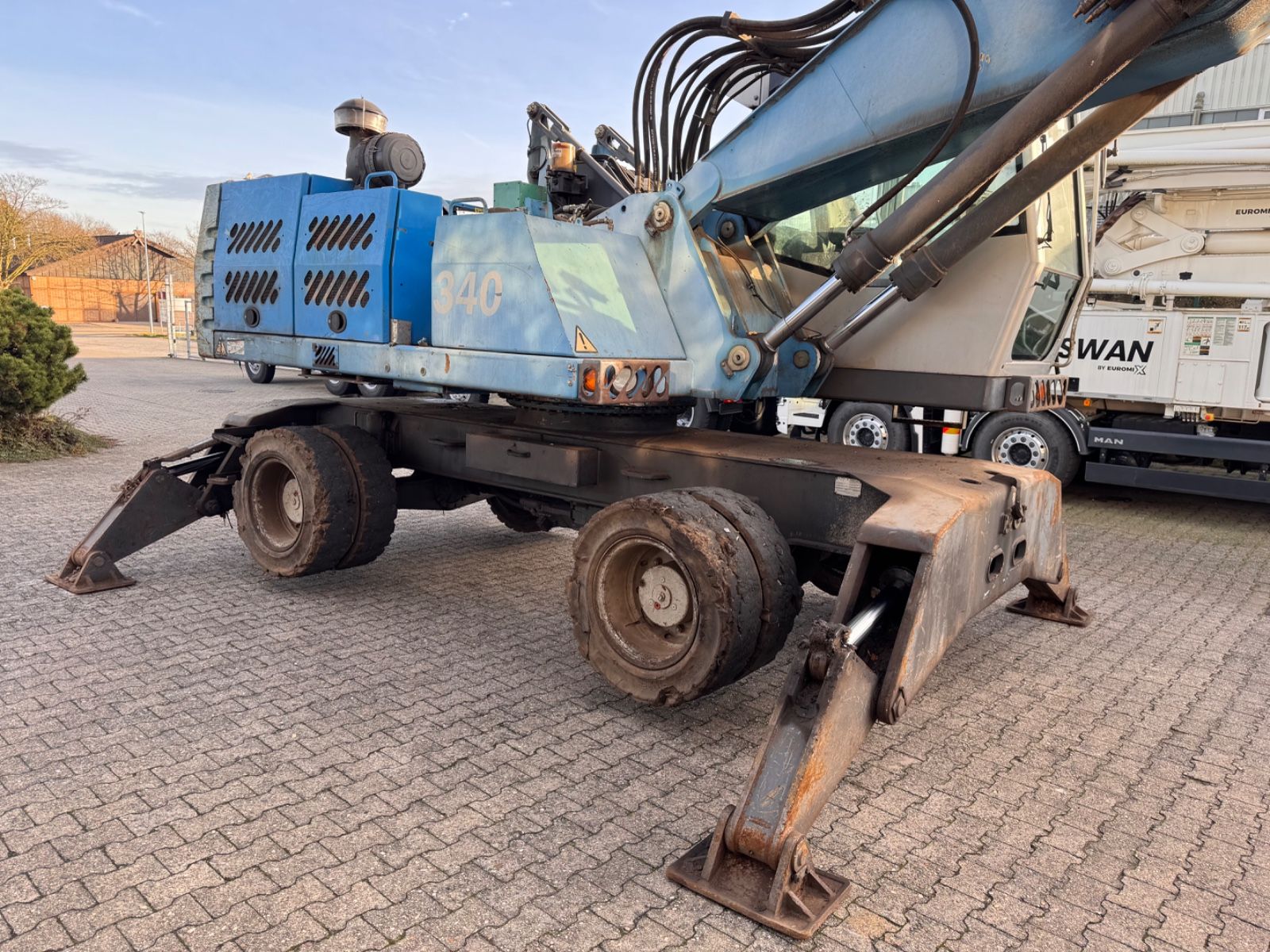 Fahrzeugabbildung Fuchs Terex MHL 340 Umschlagbagger Magnet