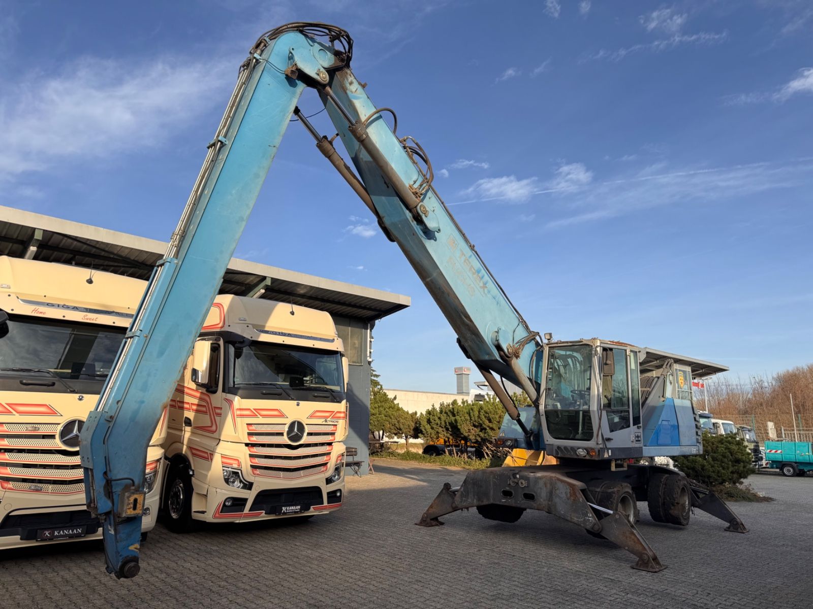 Fahrzeugabbildung Fuchs Terex MHL 340 Umschlagbagger Magnet