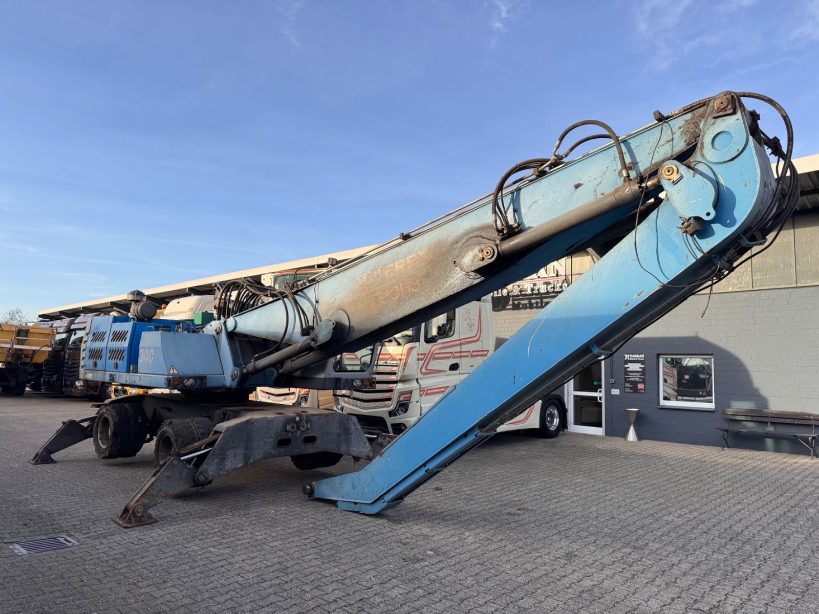 Fahrzeugabbildung Fuchs Terex MHL 340 Umschlagbagger Magnet