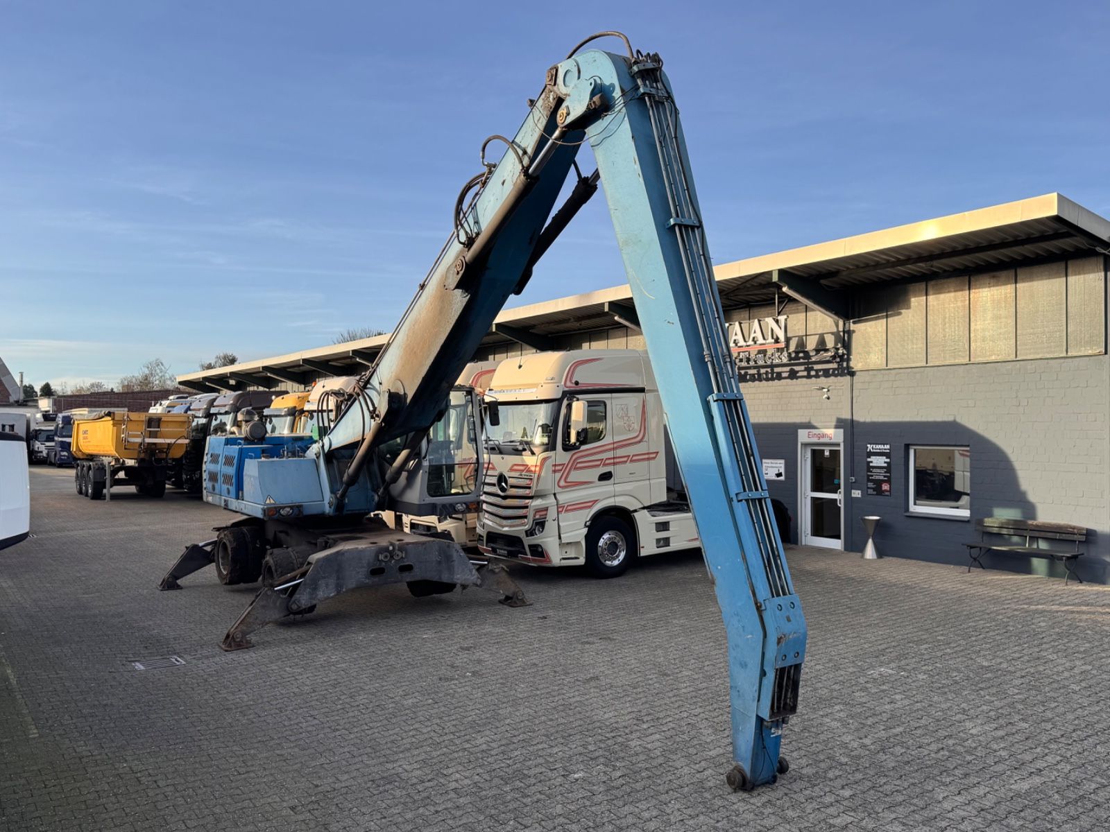 Fahrzeugabbildung Fuchs Terex MHL 340 Umschlagbagger Magnet