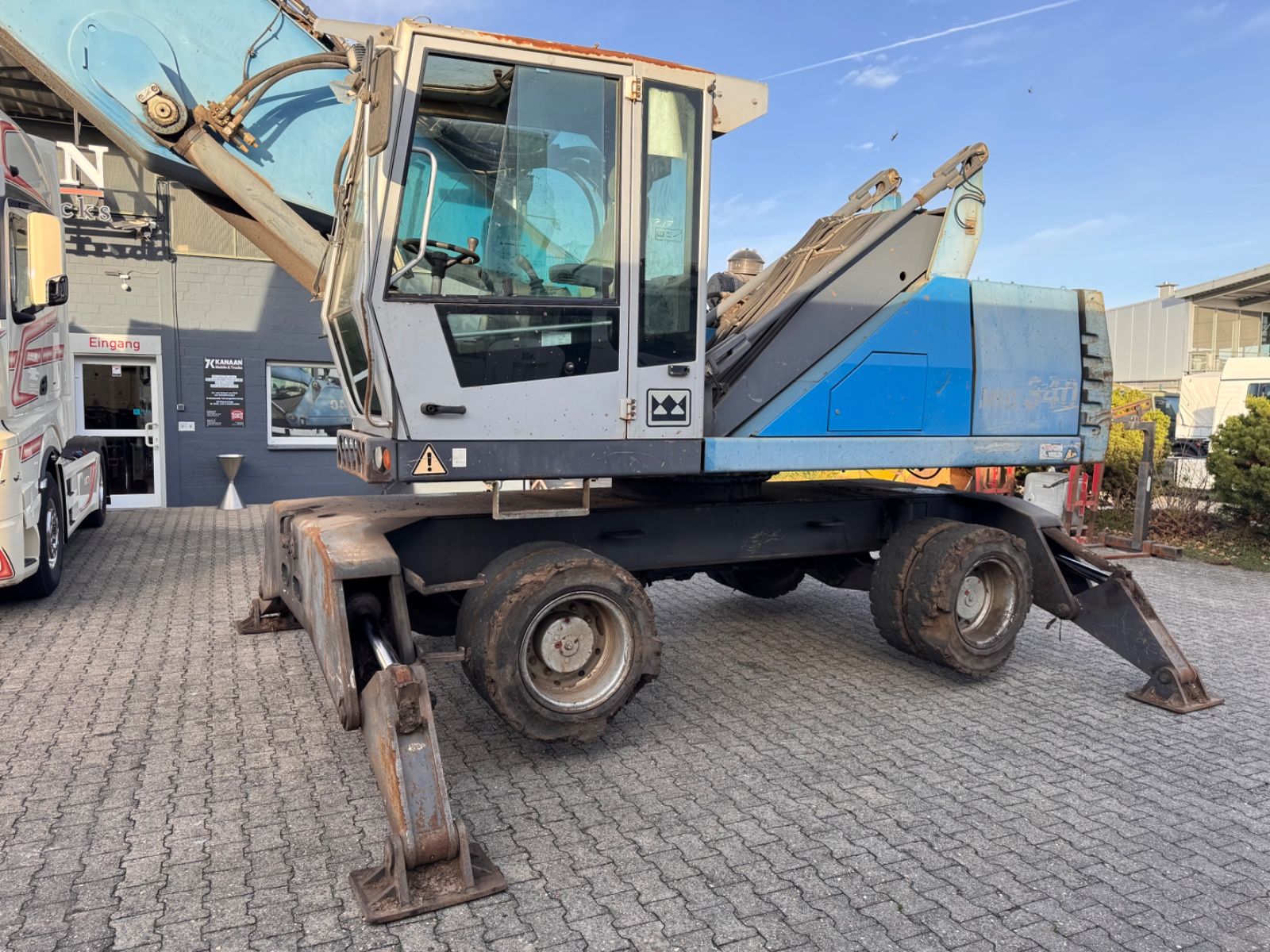 Fahrzeugabbildung Fuchs Terex MHL 340 Umschlagbagger Magnet