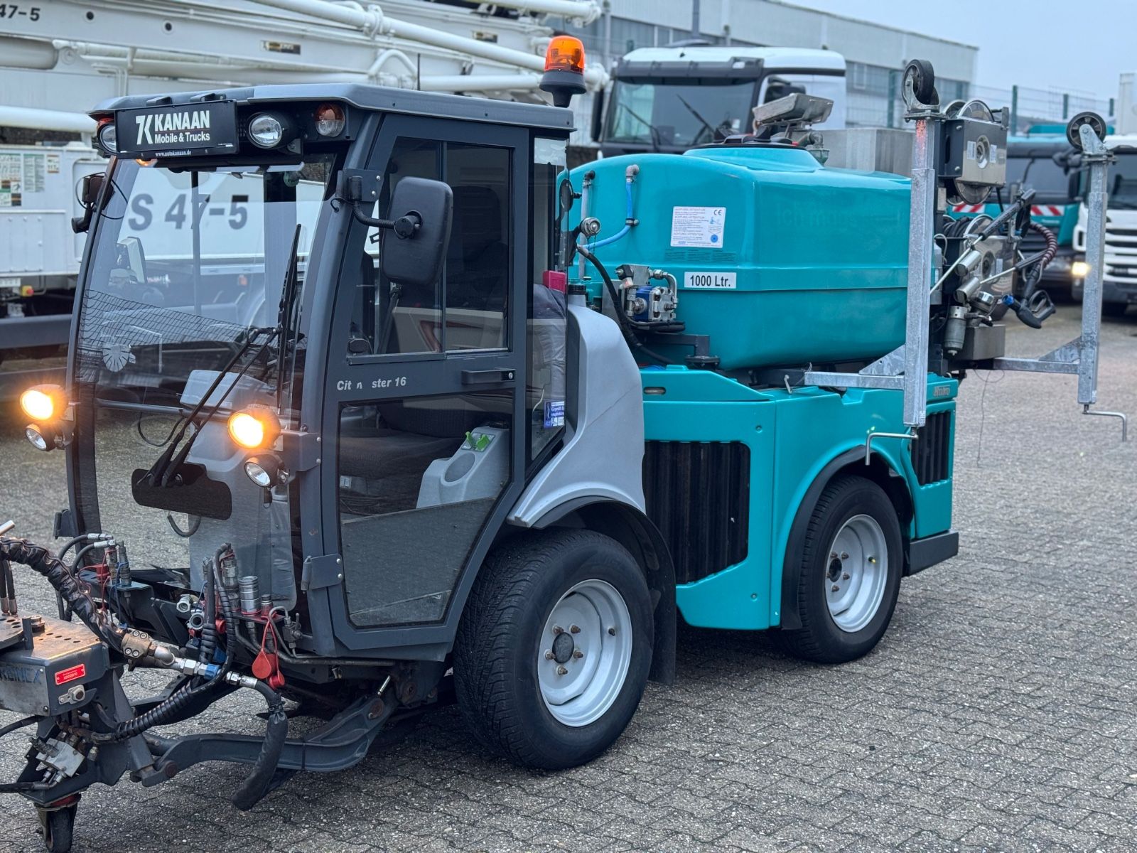 Fahrzeugabbildung Hako CityMaster 1600 Unkraut Heißwasser Dampf  REINEX