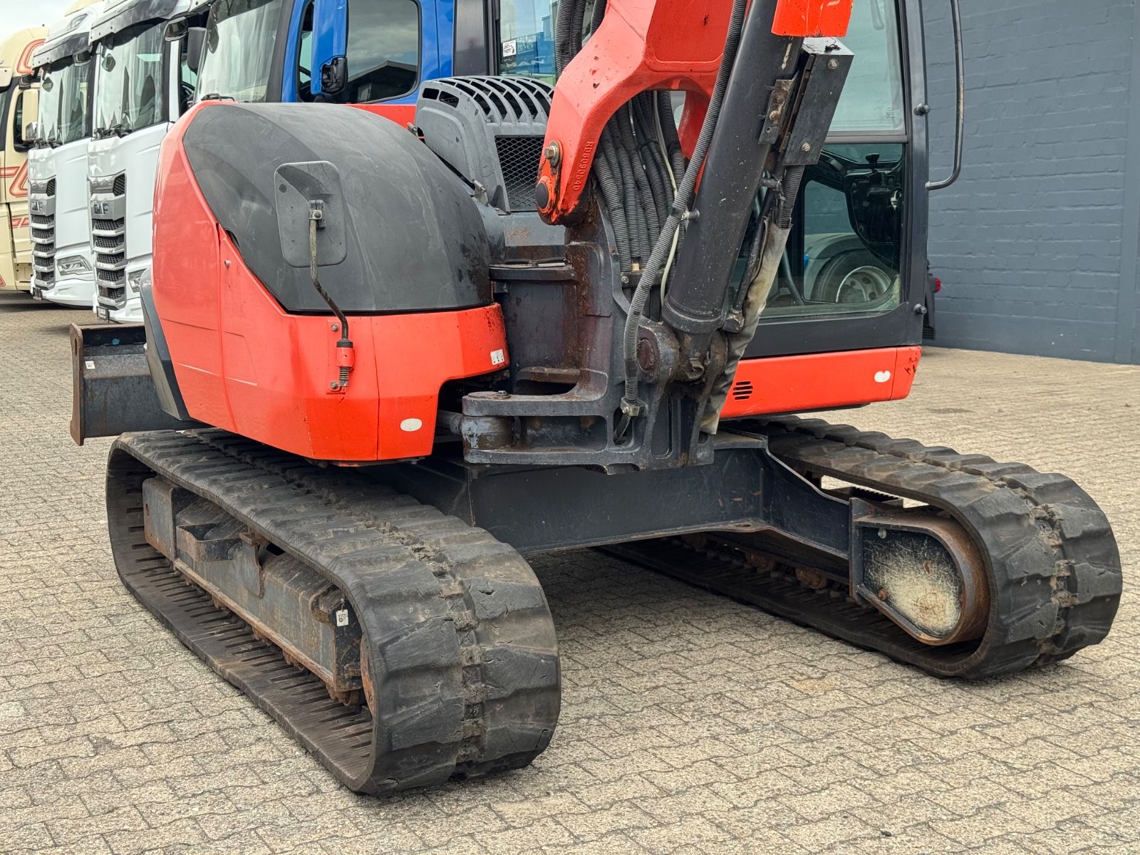 Fahrzeugabbildung Kubota KX080-4    Rototilt RS30  + Sortier/Greifmodul