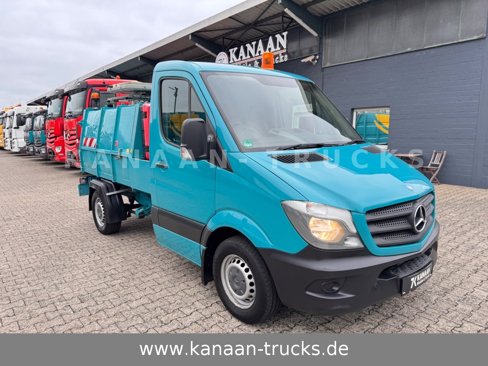 Fahrzeugabbildung Mercedes-Benz 313 CDI  Sprinter II Bertsche  Müllwagen  Tafel