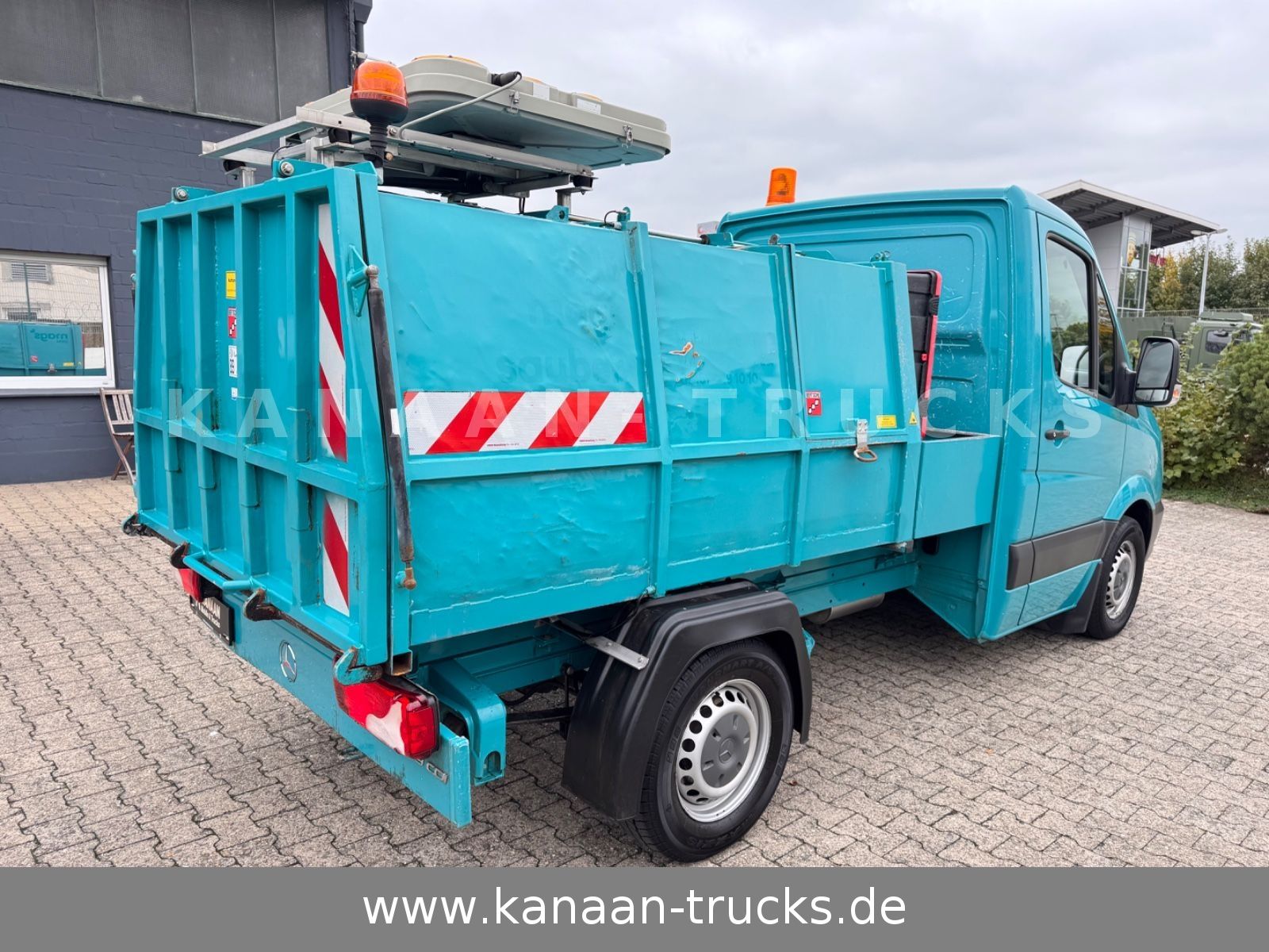 Fahrzeugabbildung Mercedes-Benz 313 CDI  Sprinter II Bertsche  Müllwagen  Tafel