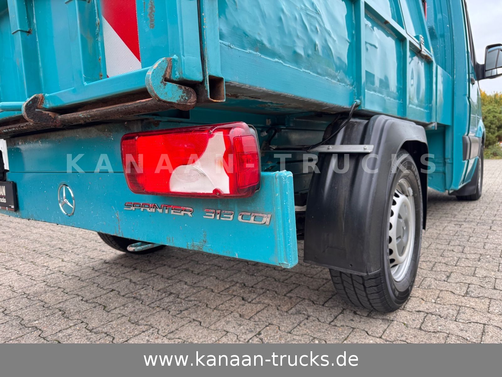 Fahrzeugabbildung Mercedes-Benz 313 CDI  Sprinter II Bertsche  Müllwagen  Tafel